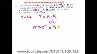Linear Expansivity in Physics - Jamb Past Question Solved 2018(Qst 23)