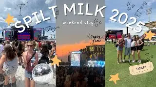 australias biggest new music festival?! || spilt milk 2025 vlog 🕺🏽🪩✨