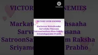MANTRA FOR VICTORY OVER ENEMIES