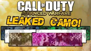 Advanced Warfare: Leaked Camouflage List!