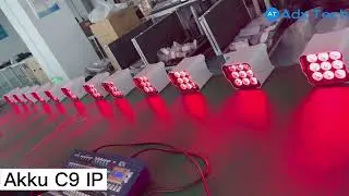 Battery-powered LED Wireless Uplighter IP65 Rated Akku C9 IP #wireless #uplighting #weddinglighting
