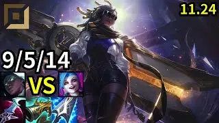 Senna ADC vs Jinx - KR Master | Patch 11.24