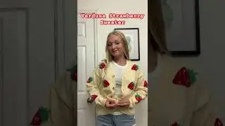 Verdusa Strawberry Sweater from Amazon!! #strawberry #sweaterweather #amazonfashion #sweaters