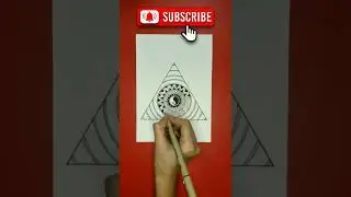 #shorts Mandala in Triangle😍