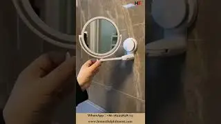Stunning Foldable Wall-Mounted Cosmetic Mirror - Creating Your Personal #makeup  Space 💄