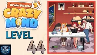 Brain Puzzle 3 Crazy Mind Level 44 |Expel Drunkard| Walkthrough