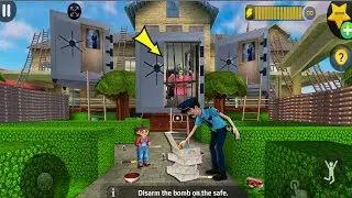 Scary Teacher 3D - троллинг мисс Т, множество лестниц и ловушек (мод-меню), часть 5387 #scaryteac...
