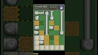 Pushing Machine (Genius) Level Puzzle 483 - Perfect Solution