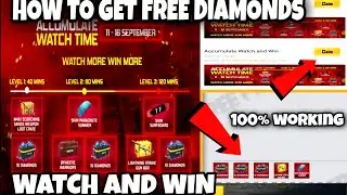 FREE FIRE WATCH AND WIN DIAMONDS || FREE FIRE BOOYAH APP WATCH AND WIN EVENT FULL DETAILS
