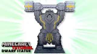 Minecraft Tutorial | Dwarven Statue - An epic statue using some new blocks! (Java 1.17 Snapshot)