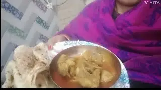 Mummy na khana mai banaya mutton 🤤🍗❤️😋😊😅......