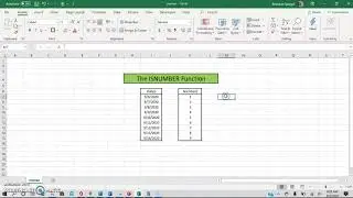 How To Use The ISNUMBER Function In Excel. #Troubleshooting #Tutorial