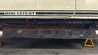 Mini 1275 gt sill repair second side