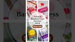 Natural Bambooless Incense Sticks & Dhoop Sticks | Eco friendly Agarbatti #shorts #indianincense