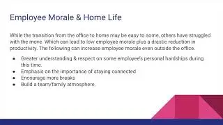 A Guide to Improving Employee Morale