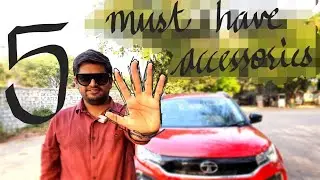 FIVE MUST HAVE ACCESSORIES FOR YOUR TATA NEXON! BEST SEATCOVERS, MATS AND MORE! #9550010888