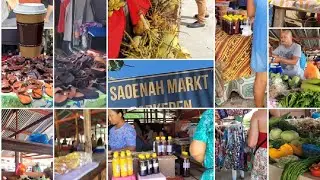 Een dag op de Saoenah Markt , kijken, proeven, beleven #suriname 