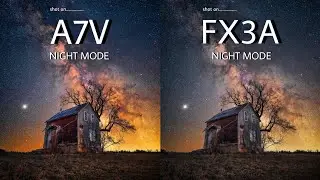 Sony A7V против Sony FX3A | Ночной режим | Тест камер