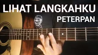 Peterpan - Lihat Langkahku ( Tutorial  Guitar intro ) simpel tapi enak
