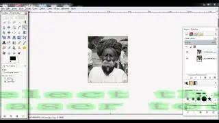 partial Black & White effect (Color Splash)- Tutorial Gimp 2.8