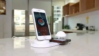 BRELONG Multifunctional Cute Phone Holder Wireless Charger Night Light - GearBest.com