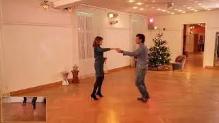 Discofox Figuren Brezel, Körbchen, Rücken an Rücken Schiebetür Christmas Livestream