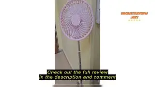 Review [SG] Rechargeable Portable USB fold small mini Fan Desktop Retractable Standing