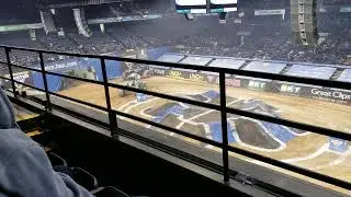 Monster Jam Baltimore MD2022 Royal Farms Arena ME Racing Grave Digger vs Raminator