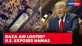 CENTCOM Drone Captures Hamas Fighters Raiding Aid Convoy in Gaza | U.S. Releases Footage | WATCH