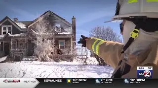 Wayside fire chief battles blaze at childhood home
