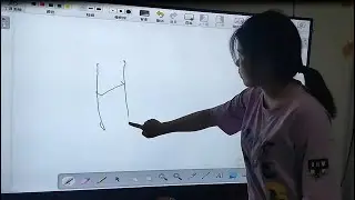 Finger touch portable interactive whiteboard