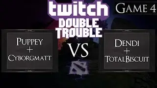 Dota 2 Puppey + Cyborgmatt vs Dendi + TotalBiscuit | Twitch Double Trouble