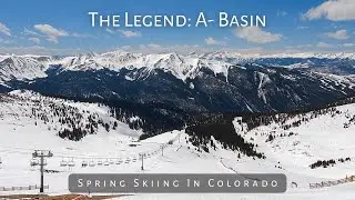 Experience Snowboarding in Rocky Mountains, Colorado | The Legend: A- Basin | 4K GoPro POV
