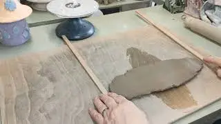 How to roll an even slab in clay for hand building