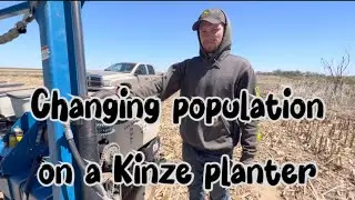 Changing planting population on a Kinze planter