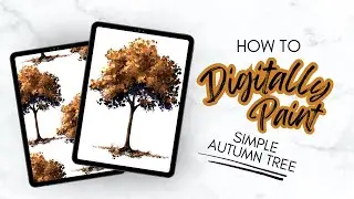 Fall Tree | Autumn Season Drawing Made Easy in Procreate