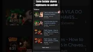 como baixar chaves nightmares no android #memes #roblox #deustemumapalavrapravoce #tutorial#chaves