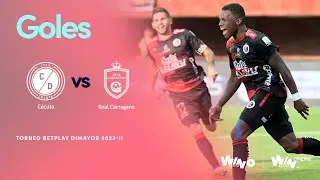 Cúcuta vs. Real Cartagena (goles) | Torneo BetPlay Dimayor 2023- 2 | Fecha 11