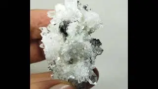 Quartz Crystals With Rare Brookite Crystals Mineral Specimens