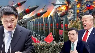 XI JINPING MULAI INVASI TAIWAN! 89 Jet Tempur Siluman dan Rudal Balistik Kepung Taiwan, Trump Panik!
