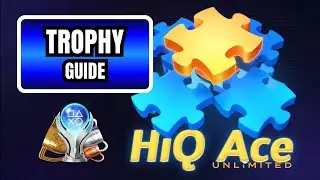 HIQ ACE UNLIMITED &ndash; РУКОВОДСТВО ПО ПОЛУЧЕНИЮ ПЛАТИНОВЫХ ТРОФЕЕВ | 5-минутные лёгкие трофеи (PS4/PS5)