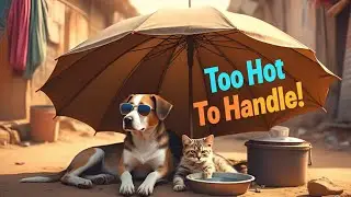 Help Street Animals Survive the Heat Wave This Summer 🐕 | Street Animals &  Indian Summer