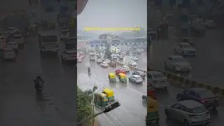 &ldquo;Monsoon mood in Delhi 🌧️🖤&rdquo; #dailyvlog #shorts #rain #shortvideo