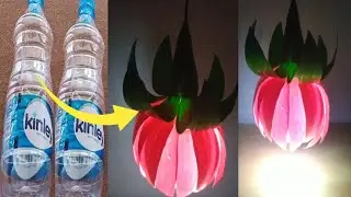 Diy-Plastic Bottle craft Ideas||Wall hanging out of plastic bottle||unique wall hanging||craft ideas
