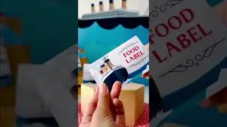 Titanic Party Food Tent Cards, Titanic Food Labels | Maritime Nautical Party Food Card