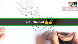 haw to make snake....art tutorial video...           by art Unlimited snake ....