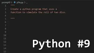 Solving Python Prompts #9 | Rolling Two Dice