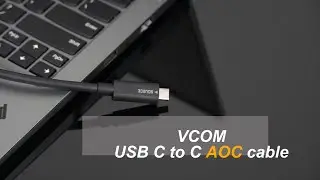 VCOM USB C to C Active Optical Cable (AOC) Cable
