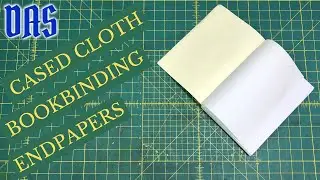 Case Bound Book 3 Endpapers, Gluing the Spine and Trimming the Edges // Adventures in Bookbinding