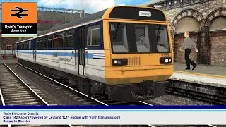 Train Simulator Classic Class 142 Pacer Crewe to Chester